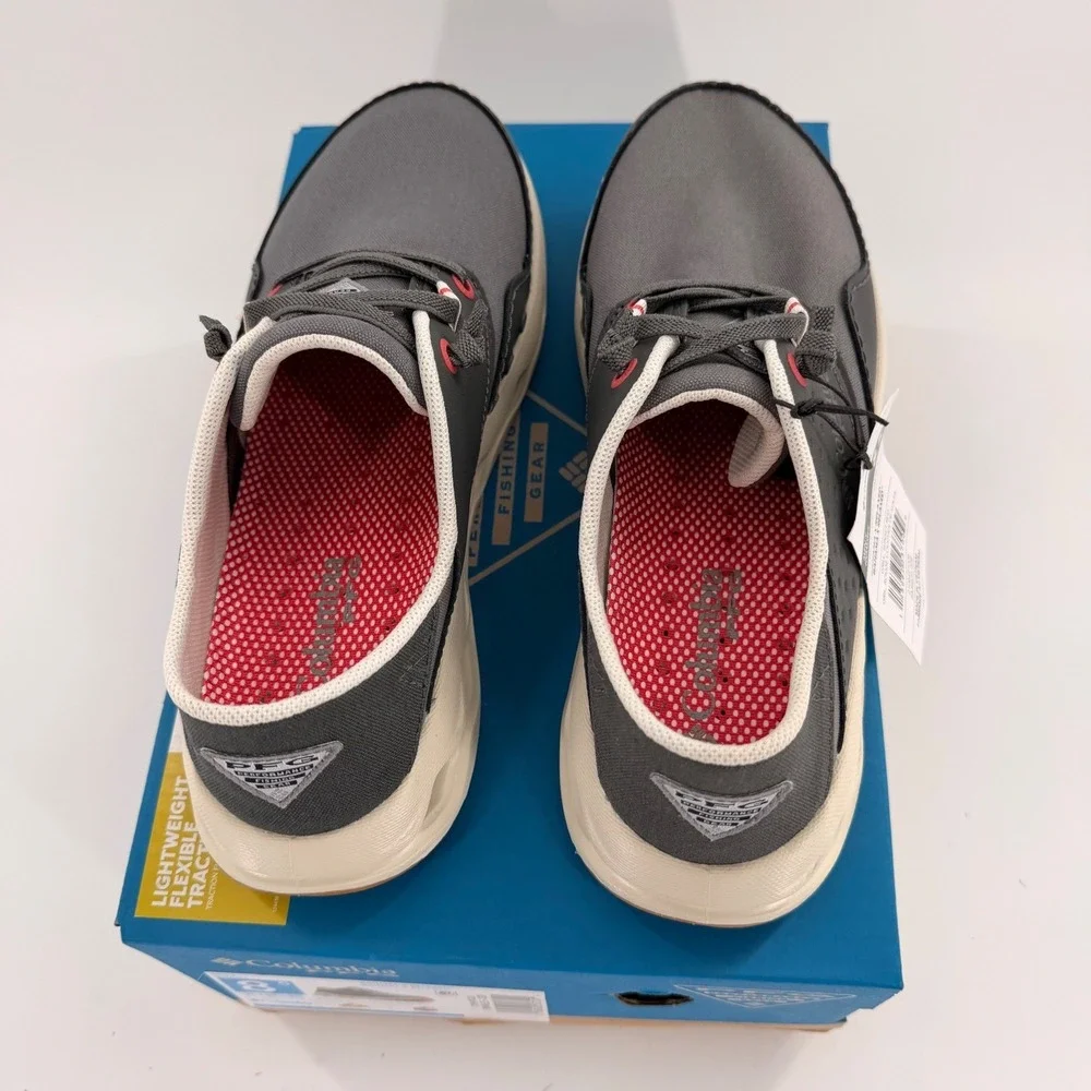 Columbia PFG Bahama X Relaxed Mens‎ Boat Shoes Grill Sunset Red BM9625 Size 8.5